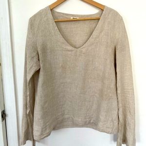 THREADS by BedThreads - Linen Blouse (Size M)
